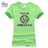 Women  Style Slim Fit Valar Morghulis T-shirt