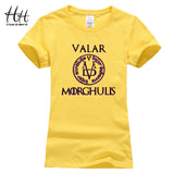 Women  Style Slim Fit Valar Morghulis T-shirt