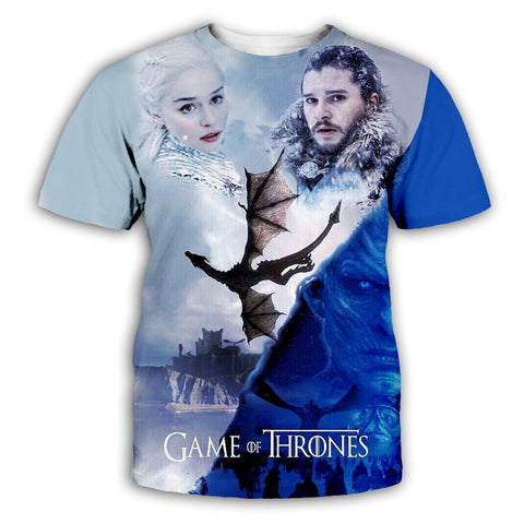 Game of Thrones Season 8 3D T-shirt