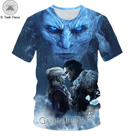 Jon Snow 3D Printed T-shirt