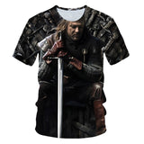 Jon Snow 3D Printed T-shirt