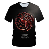 Jon Snow 3D Printed T-shirt