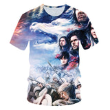 Jon Snow 3D Printed T-shirt