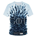 Jon Snow 3D Printed T-shirt