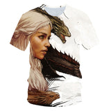 Jon Snow 3D Printed T-shirt