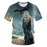 Jon Snow 3D Printed T-shirt