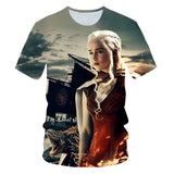 Jon Snow 3D Printed T-shirt