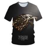 Jon Snow 3D Printed T-shirt