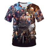Jon Snow 3D Printed T-shirt