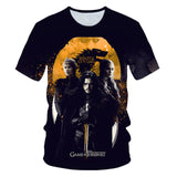 Jon Snow 3D Printed T-shirt
