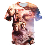 Jon Snow 3D Printed T-shirt