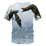 Jon Snow 3D Printed T-shirt